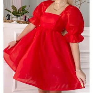 Sassy Shortcake Fruit Punch Red Dress Size M